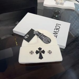 Chrome Hearts 2025 New woven hat（white）