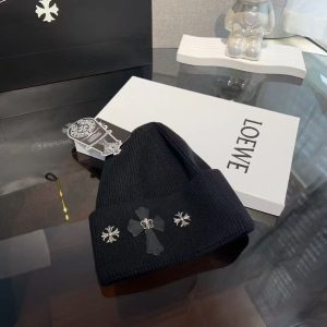 Chrome Hearts 2025 New woven hat（black）