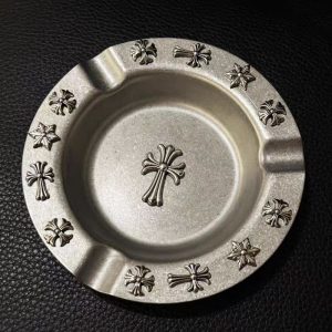 Chrome Hearts Circular cross metal ashtray