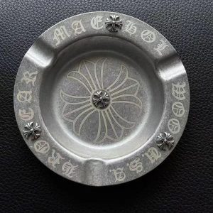 Chrome Hearts Circular Rebellious Ash Metal Ashtray