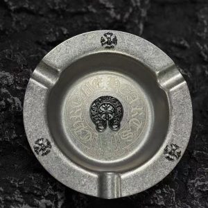 Chrome Hearts Circular Kroon Night Metal Ashtray