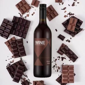 Chocolate-flavored red wine, 10% alcohol content, red wine, 750ml, sweet type