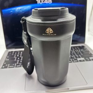 Mercedes-Maybach metal insulated water bottle, exquisite and practical water bottle, high-end outdoor style for men, Instagram-worthy, perfect as a gift, Christmas present, or Thanksgiving present.