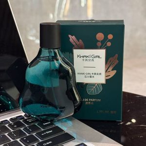 KHAKIGIRL Perfume, a high-end glass bottle with a lasting fragrance, offers a fresh woody scent